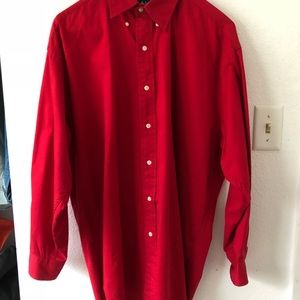 Polo Ralph Lauren Men's Button Down Red